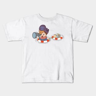 hiio hoi, something ahead Kids T-Shirt